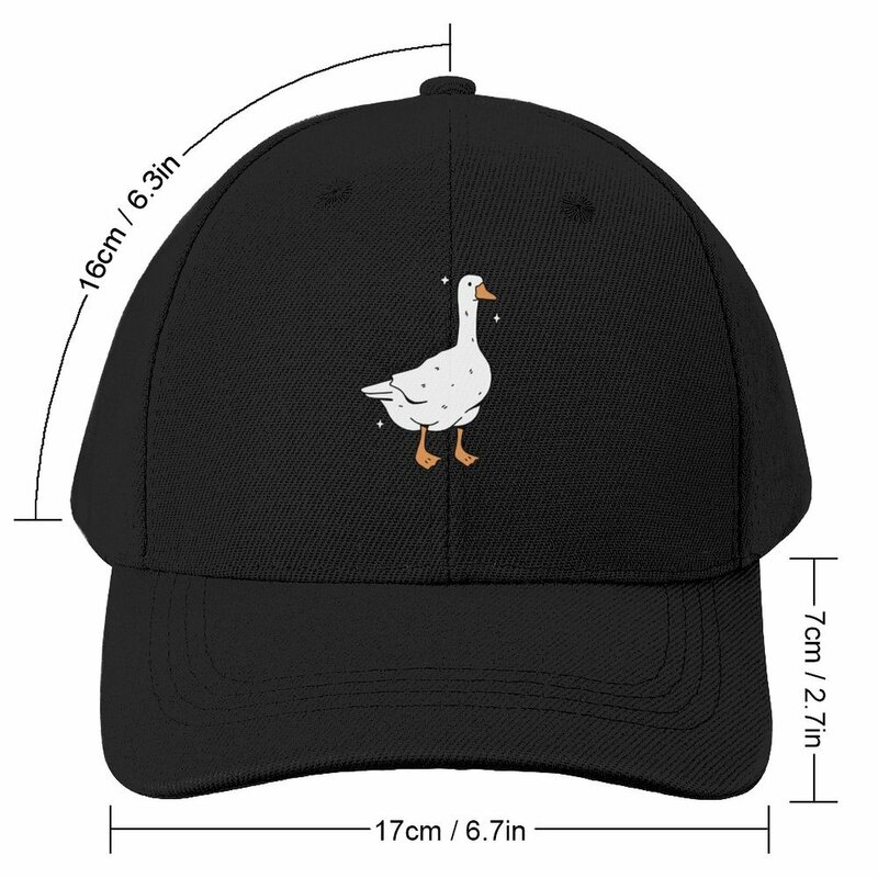 Silly Goose topi bisbol ilustrasi pria, topi bola topi Trucker wanita