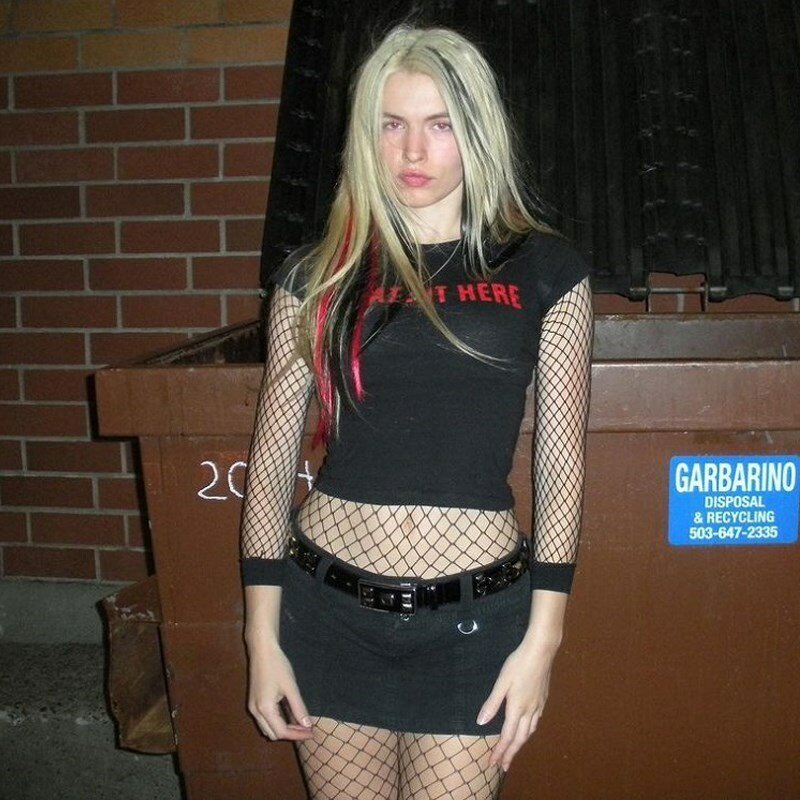 Top court noir gothique et mignon pour fille, avec lettres imprimées, style gothique, fée Grunge, Punk Vintage, Y2k, vêtements Emo des années 2000