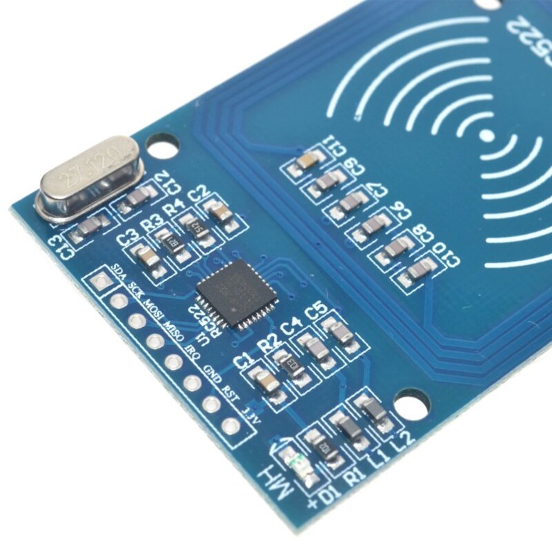 B0KA 고급 RFID-RC522 키트 S-50 RFID-RC522 리더 모듈 Arduinos Raspberry-pi와 호환되는 흰색 카드 키 링