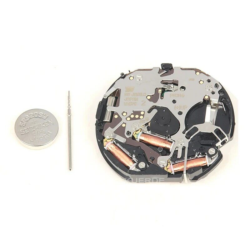 Tmi VD57C-3 Japan Quartz Bewegingsgegevens Op 3 Uur Standaard Chronograaf Beweging 6.9.12 Kleine Tweede Horloge-Accessoires