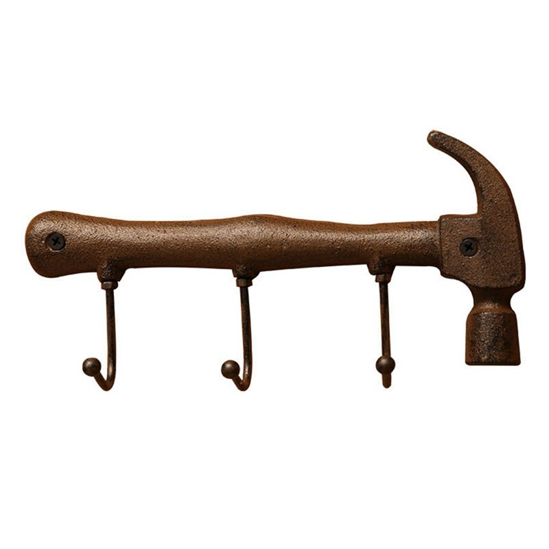 Creative Wall Hook Hanger Wall Mounted Vintage Holder Clothes Bag Rack Practical Home Decoration