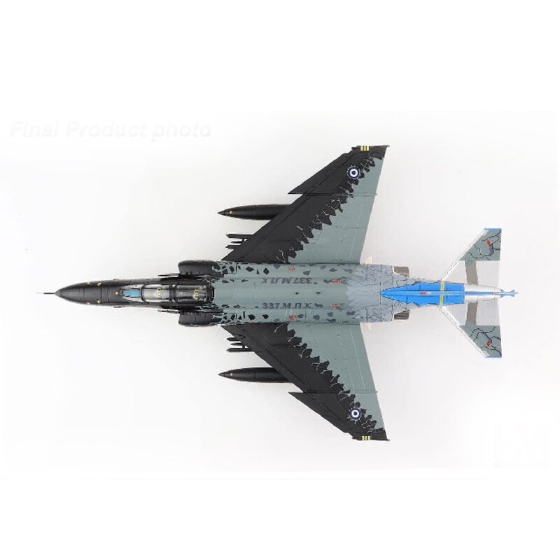 Die Cast F-4E Ghost Fighter Combate militar para homens, liga proporcional e plástico simulado, presente dos homens, 1:72