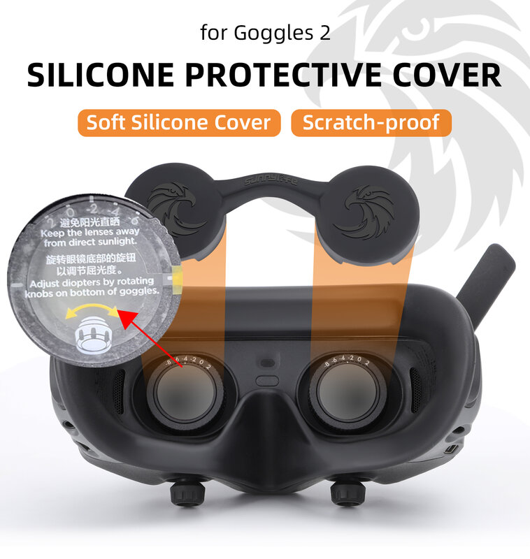 Applicable to DJI avata2 flight goggles 3 sponge eye mask shading pad G2 face mask Goggles3 anti leakage accessories