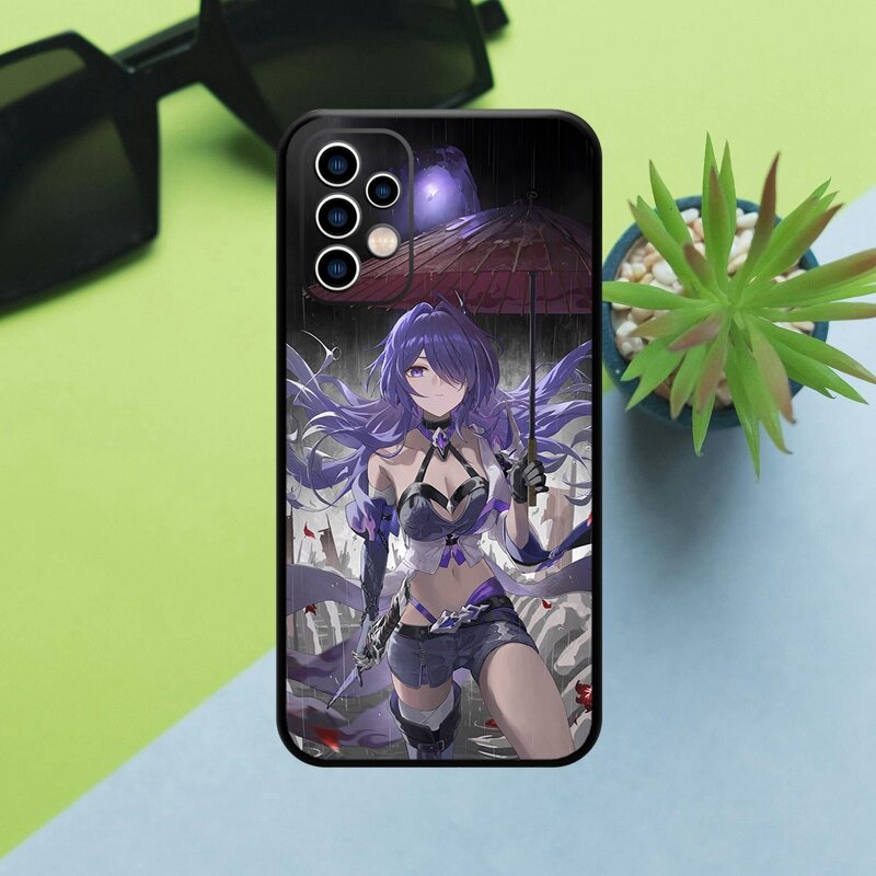 Acheron Honkai: Star Rail character 5 Stars Phone Case for SAMSUNG Galaxy A54 53 52 51 F52 A71 Note20 Ultra S23 M30 S24