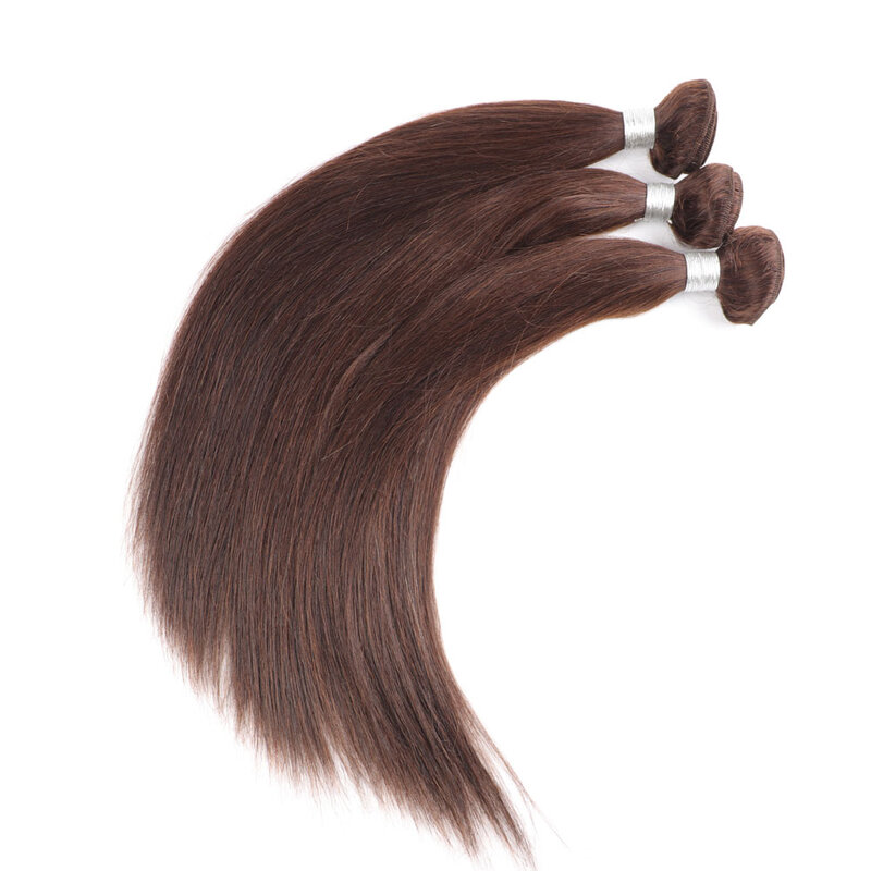 Cabelo índia feixes de cabelo reto 100% feixes de tecer cabelo humano pode comprar 3 pacotes 8-28 polegada extensões de cabelo remy