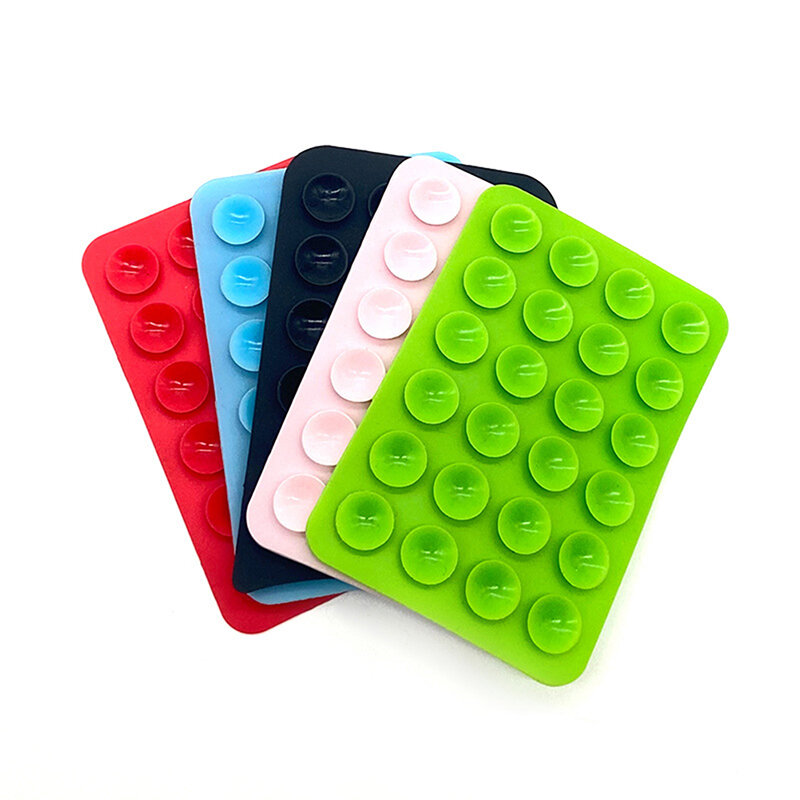 Silicone Suction Pad For Mobile Phone Fixture Suction Cup Backed Adhesive Silicone Rubber Sucker Pad For Fixed