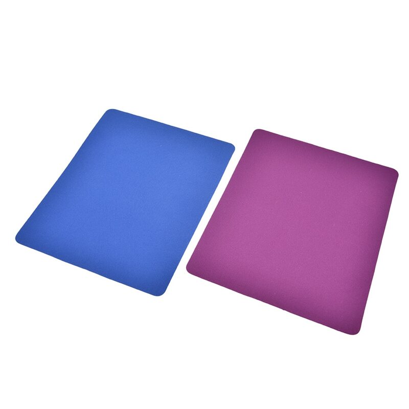 Cor sólida Anti-Slip Gaming Mouse Pad, Retângulo PC Mat, Alta Qualidade, 21,5x17,5 cm, 1Pc
