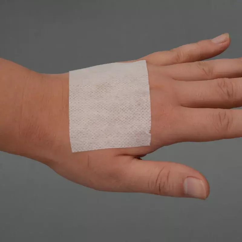 Tela suave protectora curativa, vendaje adhesivo antibacteriano para fijación de heridas, cinta transpirable no tejida para la piel
