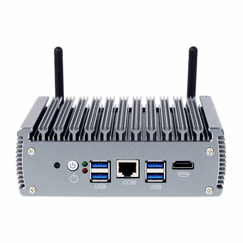 Mini PC 4 rdzenie i5-1135G7 8 wątków 6x LAN 2.5G Intel i225V NIC 4x USB RS232 HDMI Mini PCIE GPIO Windows 10 Linux/Ubuntu router