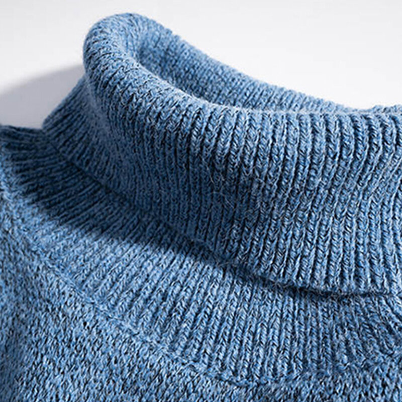 High Neck Vintage Sweater 2023 Winter Japanese Cartoon Women Knitted Sweater Hip Hop Harajuku Streetwear Men Pullovers Knitwear