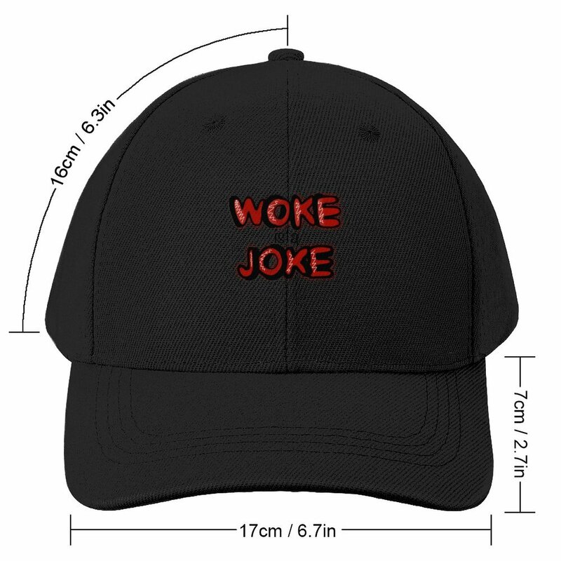 Woke is a joke Boné de Beisebol para Homens e Mulheres, Chapéu Anime Luxo, Bonés de Praia, Bonés Masculinos