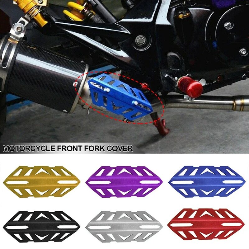 Aluminium Motorcycle Front Fork Dust Damper Shocks Absorber Spring Cover Dust Safety Protection Accessories