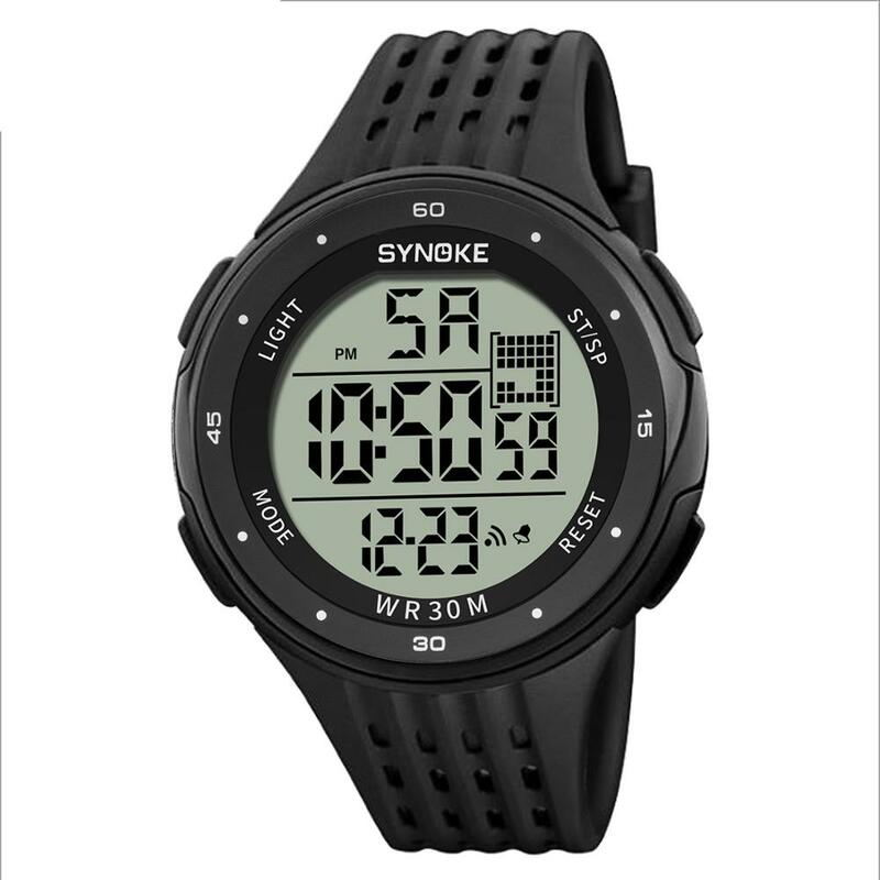 SYNOKE Sport Männer Uhr 30M Wasserdicht Digitale Armbanduhren Elektronische Männlichen Handgelenk Uhr Mann Uhren für Männer Relogio Masculino