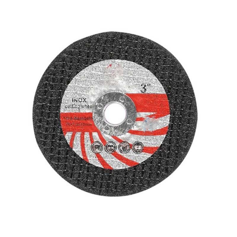 10PCS 75Mm Mini Cutting Disc Circular Resin Grinding Wheel for 10Mm Bore Angle Grinder Wood Tile Cutting Disc Power Tool