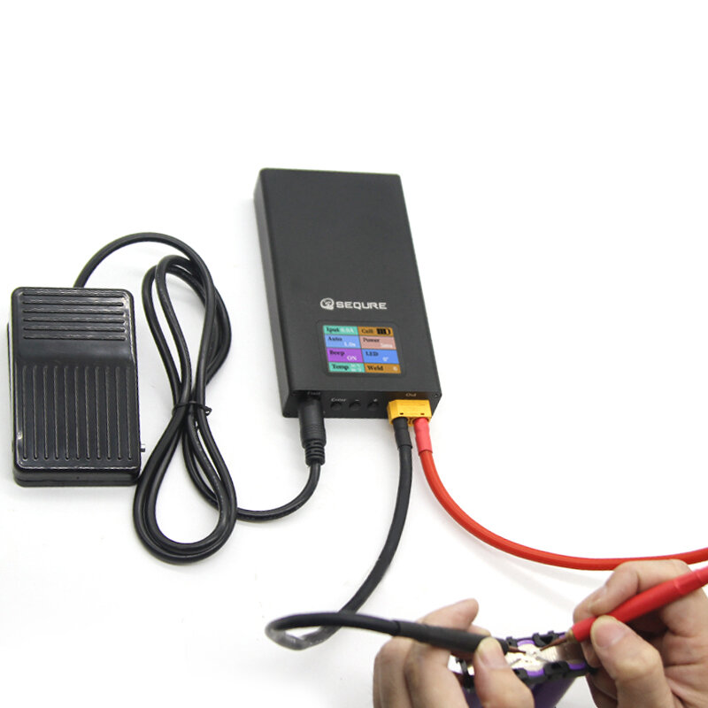 Mini Machine à souder par points pour batteries SQ-SW2, avec écran couleur OLED de 18650 pouces, 1.8 mAh, 10000