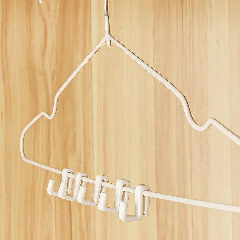 5/10PCS Mini S-Shape Hooks Snap Type Bathroom Clasps Plastic Home Storage Hooks Kitchen Bathroom Multifunctional Hanger Clasps