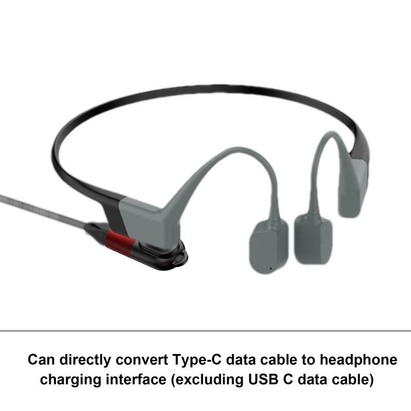 Adaptador de cargador de auriculares, Cable magnético tipo C, convertidor de cargador para auriculares