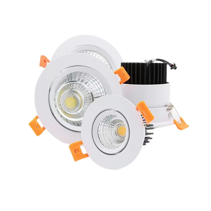 Neue LED Downlights Winkel Einstellbar COB Decke Lampe Spot Lichter 3W 5W 7w 9w 12w 15w18w Rotierenden AC85-240VDimmable Einbau