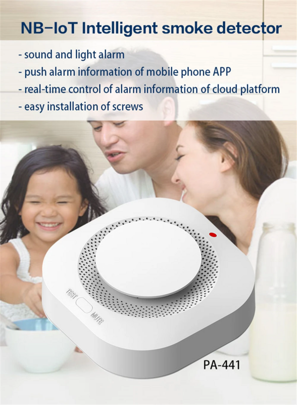 PGSTwireless smoke detector,433MHz, real-time detection,home safety fire alarm sensor, fire-fighting equipment, used with  host