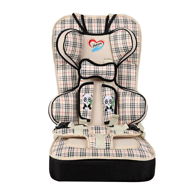 간단한 휴대용 부스터 쿠션이 있는 어린이 안전 좌석, 3 세 이상 유아용 자동차 범용 좌석