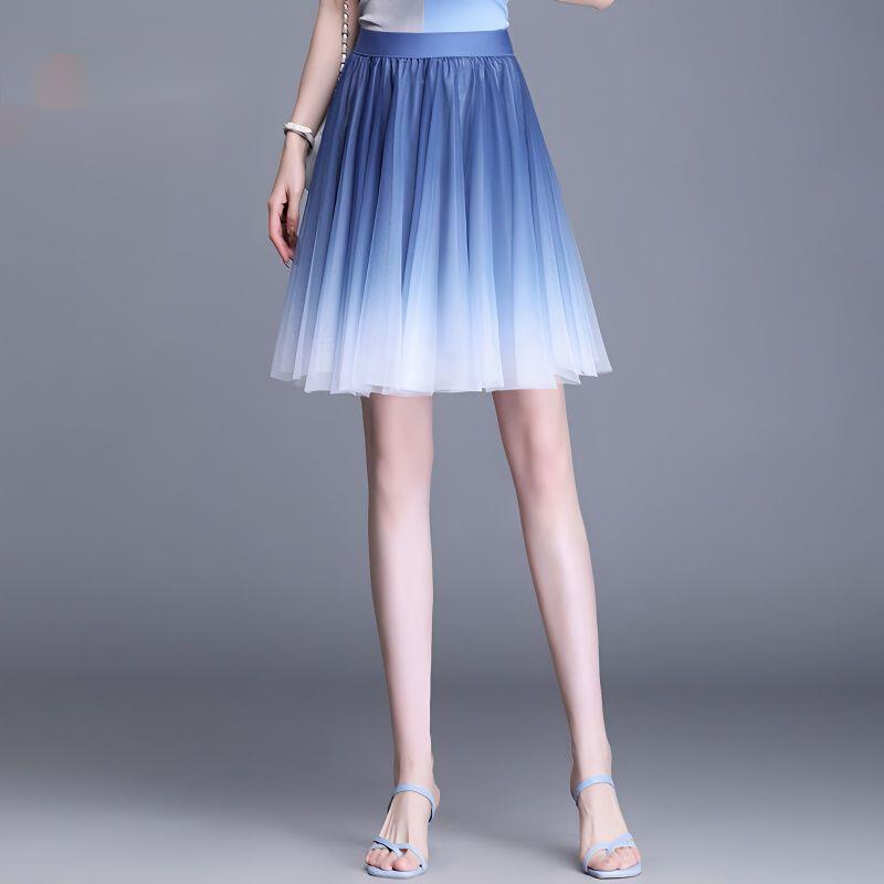 Basic Skirt High Waist Vintage A-line Vintage Harajuku Vintage Streetwear Fashion Casual Elegant Skirt Spring Summer New