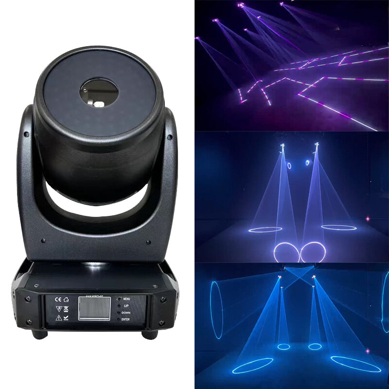 Efek Bagus 3000Mw RGB Lampu Depan Bergerak Laser Penuh Warna dengan Lampu Sorot Baris Tenda Led Pindai DMX 512 untuk Pesta Disko Klub