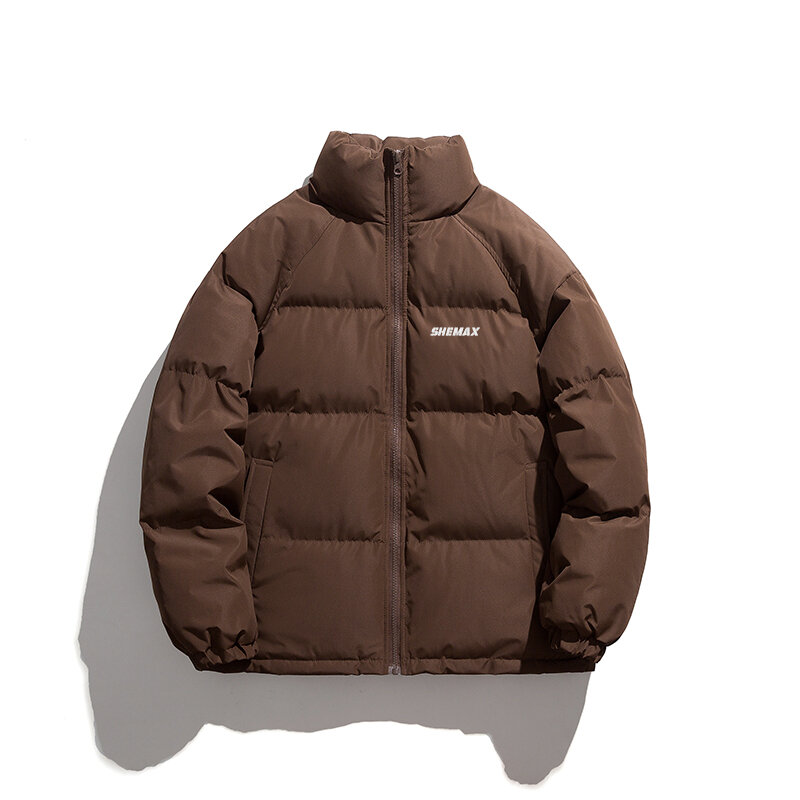 Nuovi uomini parka invernali giacca a vento imbottita in cotone giacche con colletto alla coreana addensare capispalla caldi