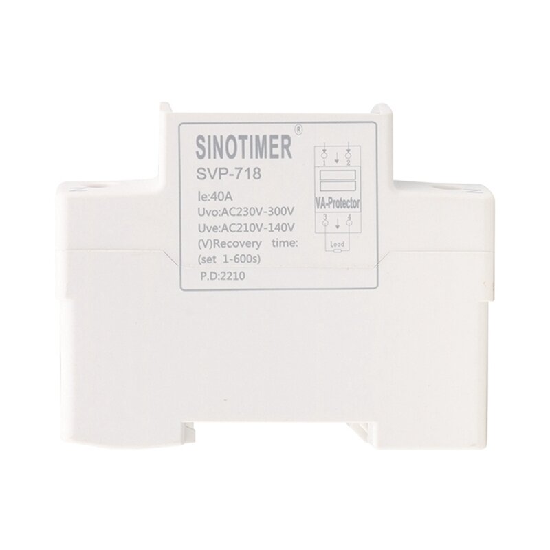 SINOTIMER 가변 전압 릴레이, 과전압 및 저전압 보호대, 과전류 제한, 과전압 회복 보호 장치