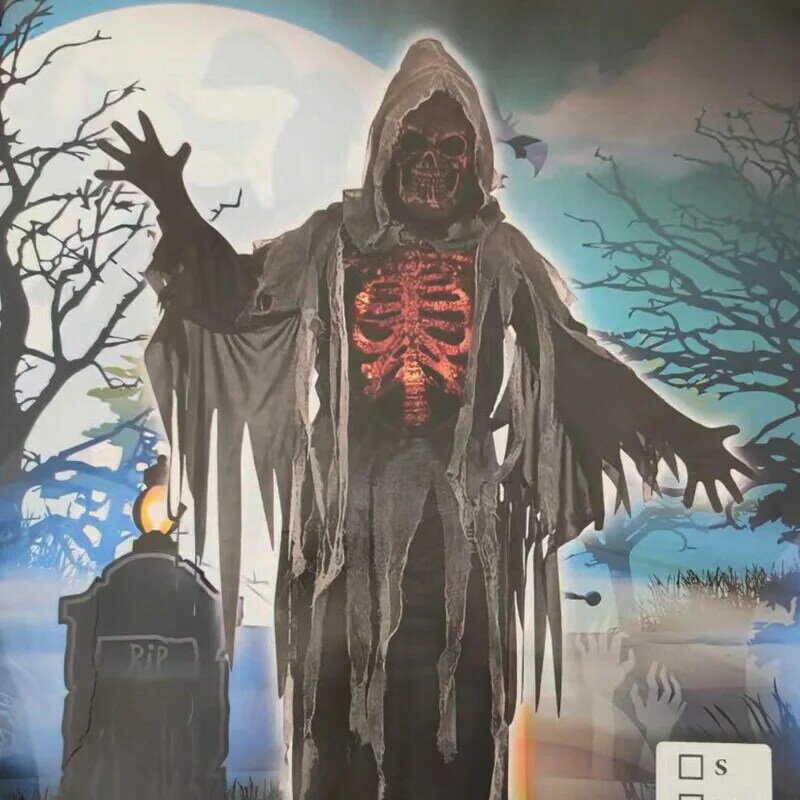 Костюм для косплея из маскарада «ужас мертвых», страшный халат и маска, реквизит для костюмированной вечеринки на Хэллоуин