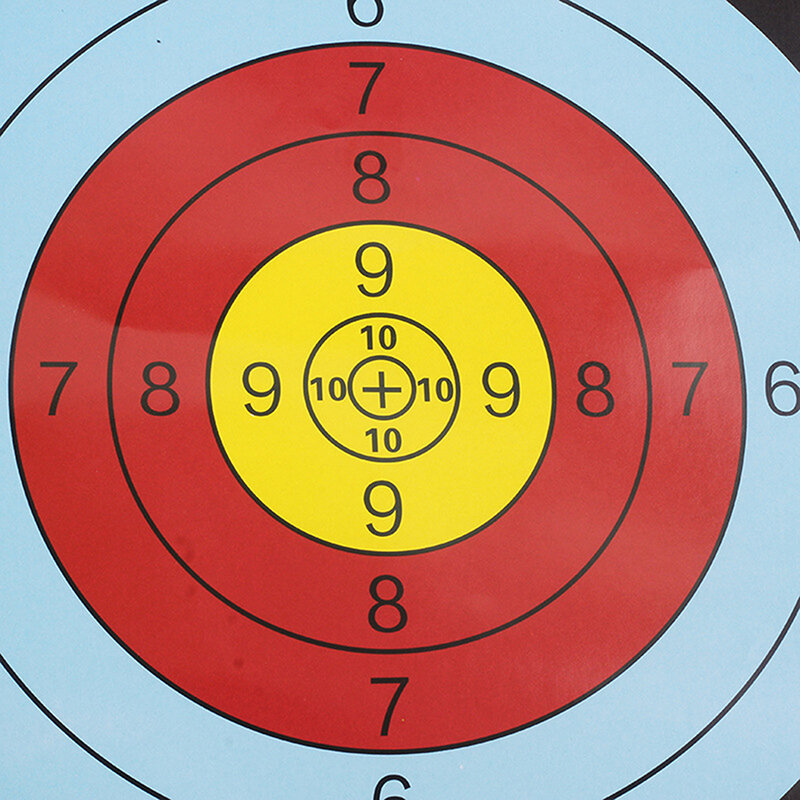 Archery tiro alvo papel arco, caça tiro com arco kit tamanho padrão 40x40 cm, 10pcs