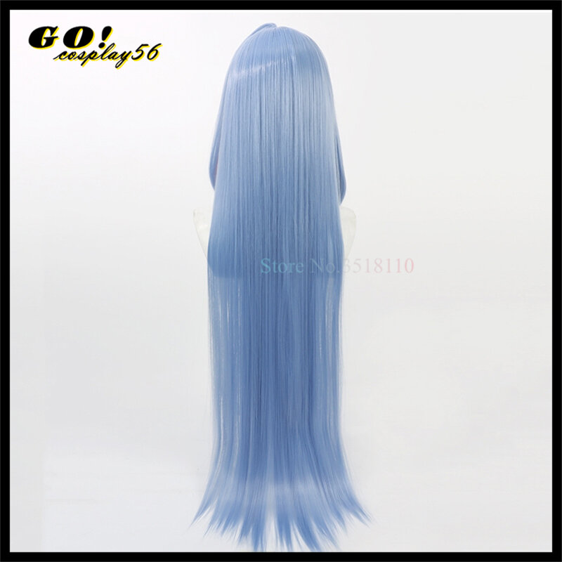 Blue Archive Aomori Nemi Cosplay Wig 100cm Long Straight Braided Synthetic Hair Project MX Girls Game Headwear