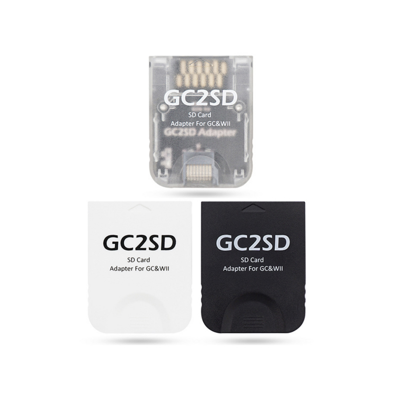 GC2SD GC ke adaptor kartu SD untuk konsol Game NGC GameCube Wii (C)