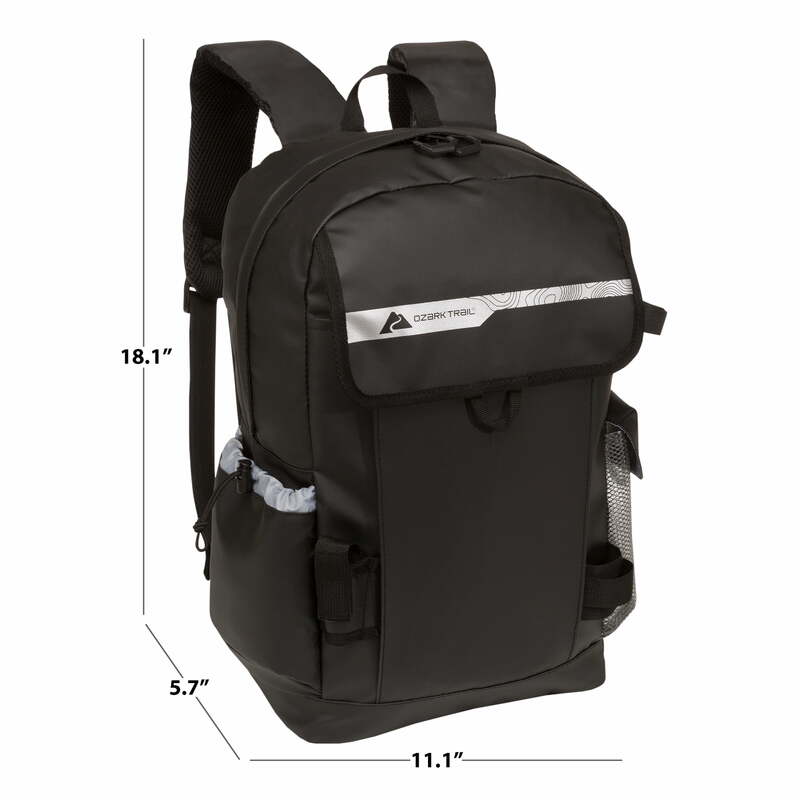 Ozark-Trail Fishing Tackle Backpack, Preto, Unisex, Poliéster Gear, 27 L, Adulto