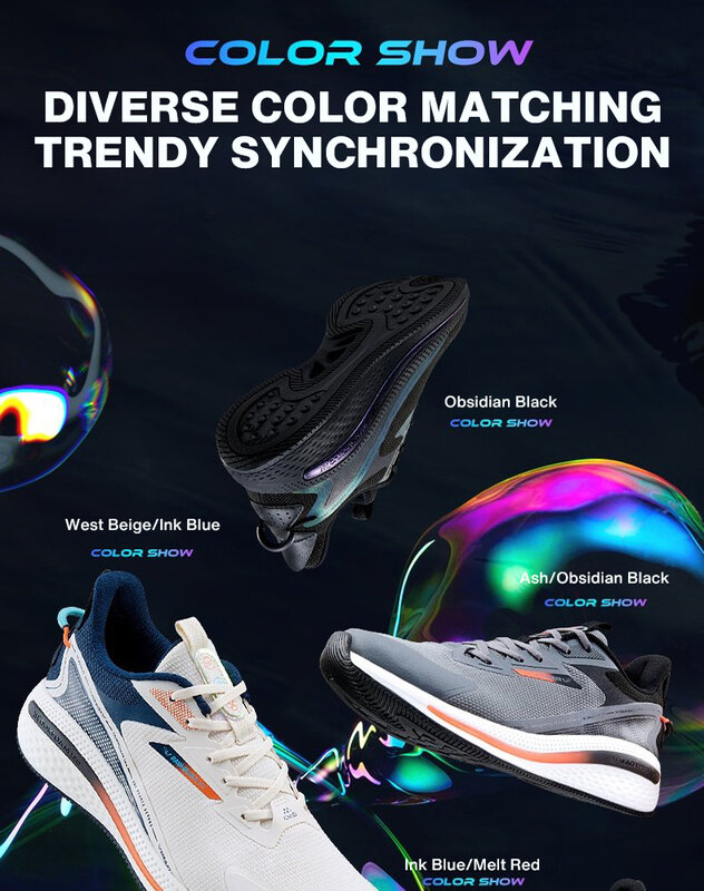 Chaussures de sport pour homme, sneakers avec technologie hydrofuge Q Bomb Casting Night, idéales pour la course à pied, collection 361, 4.0, 672142221
