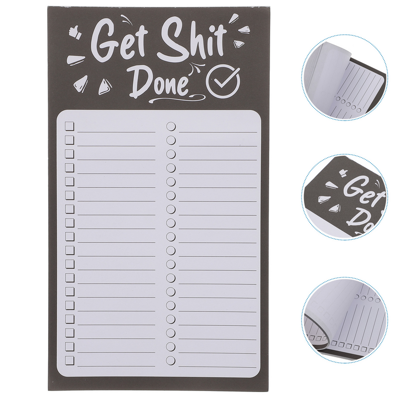 Groceries Magnetic Notepads Fridge List Notepads Notebook for Refrigerator Grocery