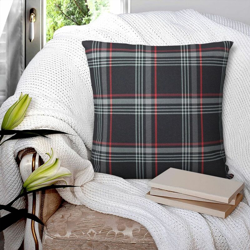 GTi Tartan (5) federa quadrata fodera per cuscino cuscino in poliestere con cerniera cuscino decorativo Comfort per auto di casa