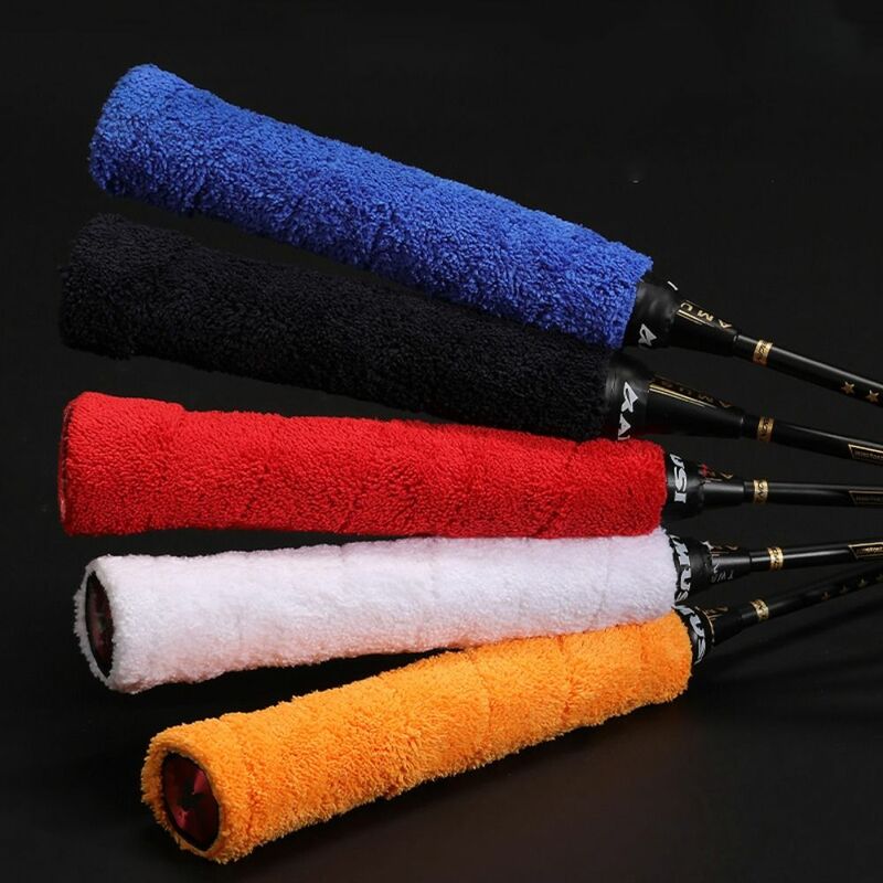Fita de toalha de raquete de badminton espessa, Microfibra antiderrapante, Fita absorvente de suor, Cinto de alça durável