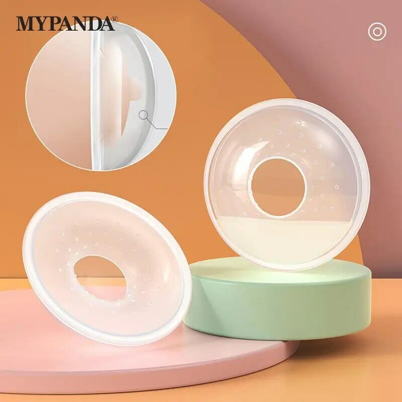 1PC Baby Care Anti Galactorrhea Pad Breast Milk Silicone Collector Spilled Milk Leaking Milk Container Soft Reusable Nursing Pad