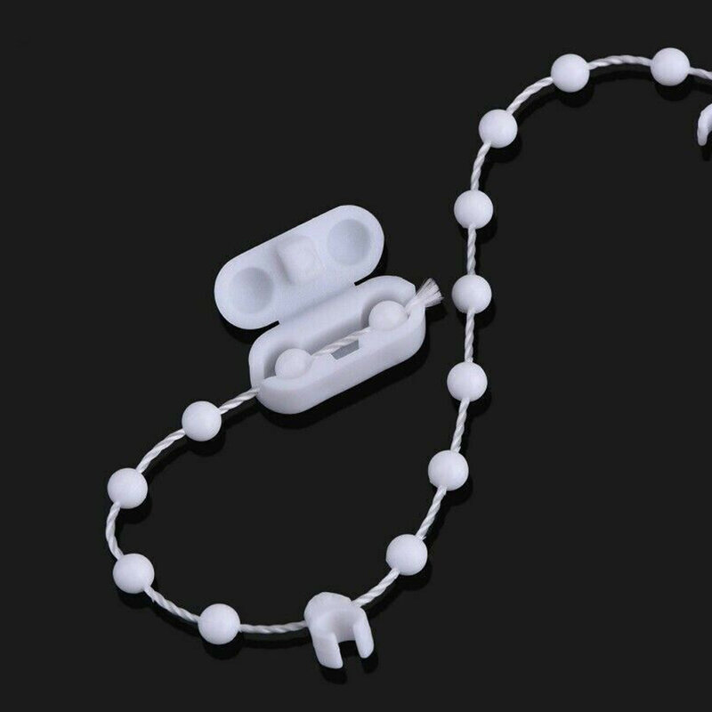 10 sztuk łańcuch z tworzywa sztucznego Linker Roller Shutter łącznik do łańcuszka sznur złącze pionowe łańcuchy kurtyny salon łazienka