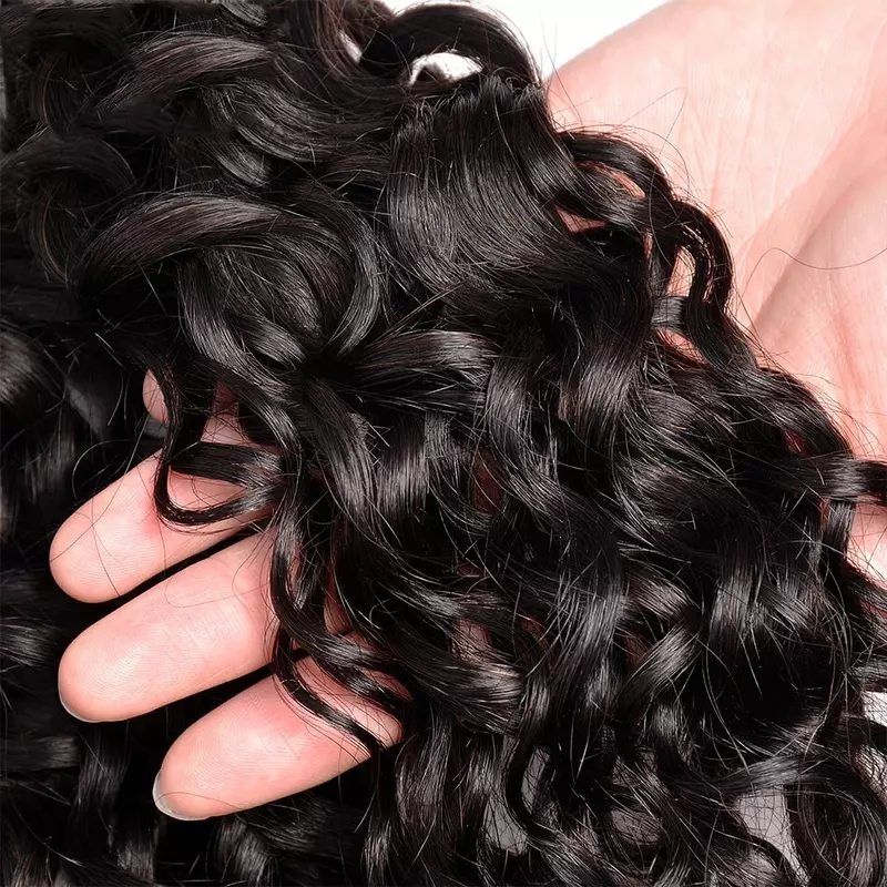 Brazilian Virgin Human Hair 1 Pcs Water Wave Brazilian Hair Weave Bundles 8A Beauty Products Human Hair Extensions
