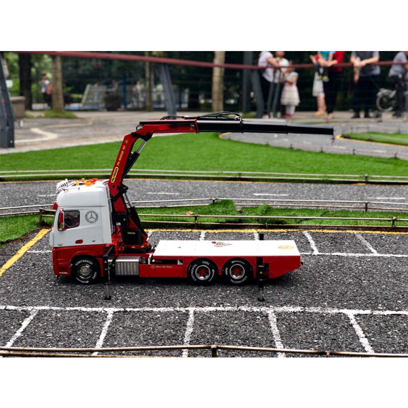 JXmodel-Crane montée sur camion, tête de tracteur, machines de construction, télécommande hydraulique, voiture Tamiya, PK40002EH, modèle 1:14, 5 sections