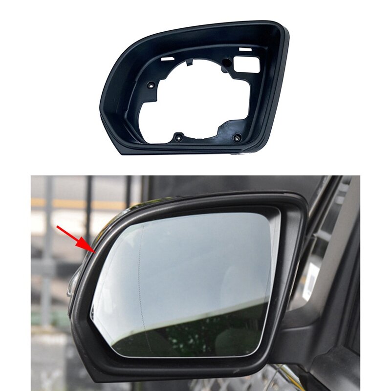 Espelho lateral do carro moldura titular para mercedes-benz vito w447 2016-2021 de vidro retrovisor surround habitação guarnição