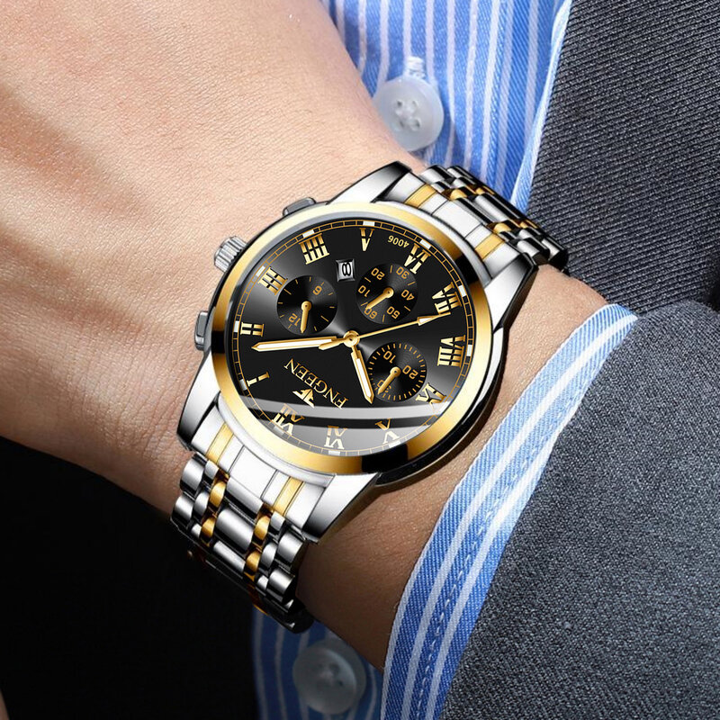 Zegarek dla pary mężczyzna kobieta luksusowa marka cienka pełna siatka prosty elegancki wodoodporny zegarek miłośnicy pary zegarek biznesowy kwarcowy prezent
