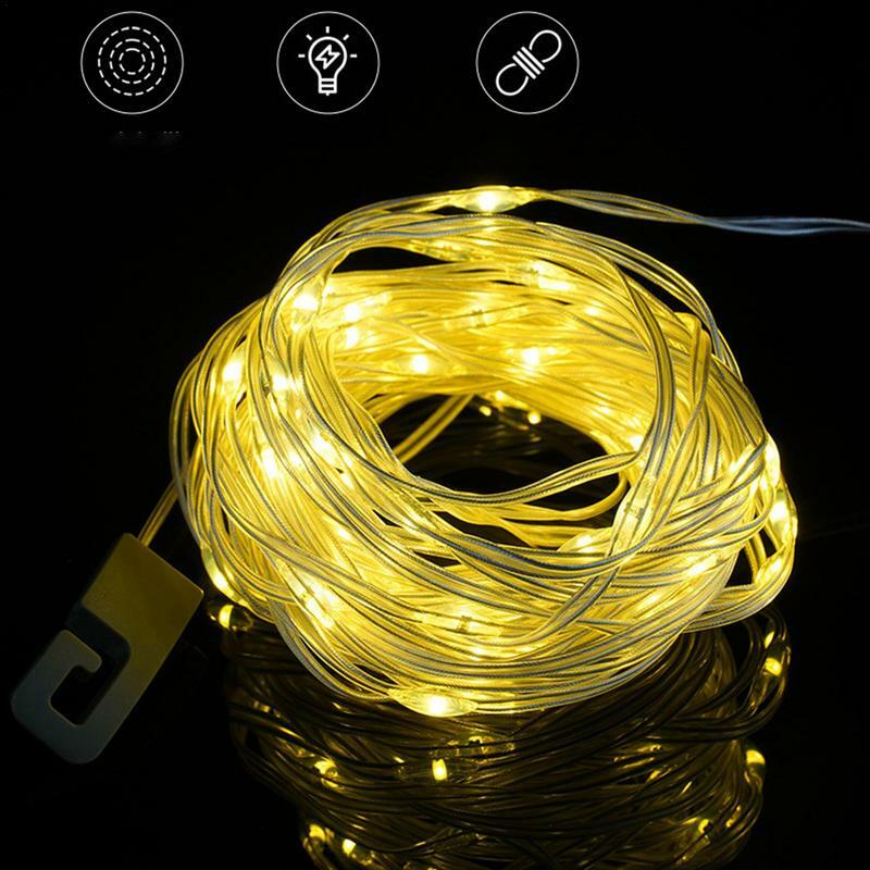 LED String Lights Colorful Waterproof Outdoor Camping Tent Lights With USB USB Room Bedroom Wedding Party Holiday Decorations