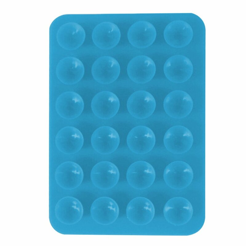 Double Side Silicone Suction Pad For Mobile Phone Fixture Suction Cup Backed Adhesive Silicone Rubber Sucker Pad For Fixed Pad