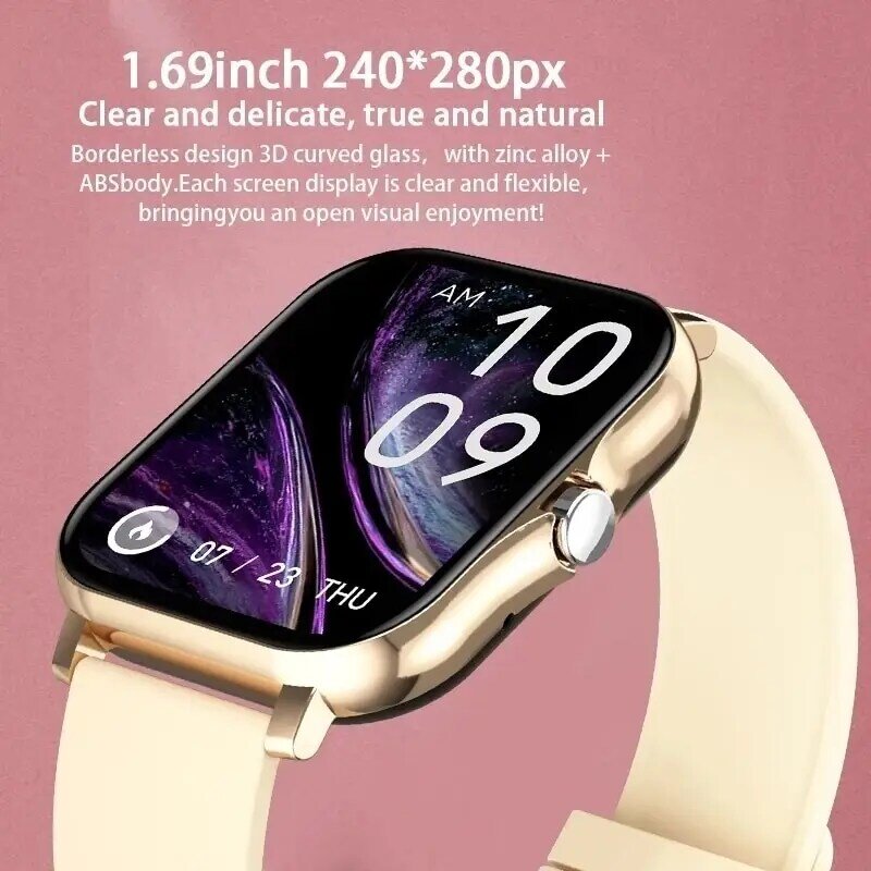 Reloj inteligente 2024 LIGE para hombre y mujer, reloj deportivo con pantalla táctil, reloj inteligente digital con Bluetooth