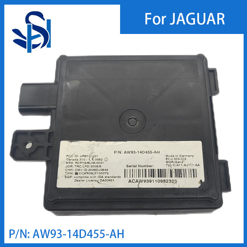 Módulo Sensor Ponto Cego para JAGUAR, Monitor Sensor Distância, AW93-14D455-AH