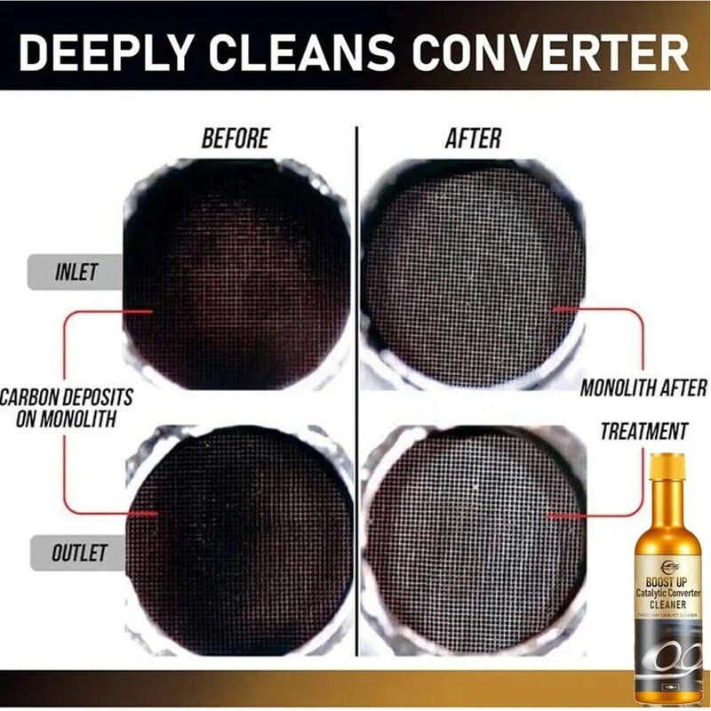 Catalytic Converter Cleaners Automobile Cleaner Catalysts Easy To Clean Engine Accelerators Multipurpose Removal Carbon Deposit