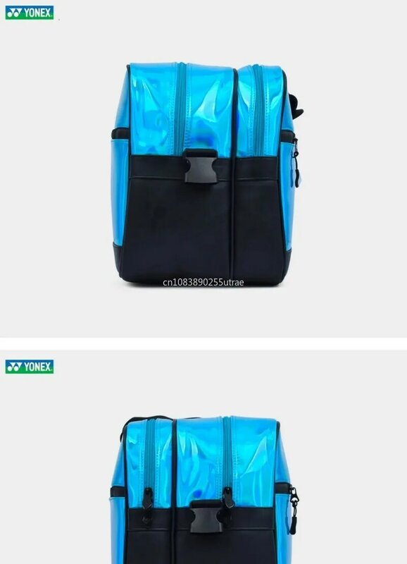 YONEX-حقيبة رياضية من الجلد الصناعي مقاومة للماء ، مضرب تنس الريشة ، حقيبة تنس ، حقيبة منافسة ، سعة كبيرة ، علامة تجارية زرقاء ، جودة عالية ، جديدة