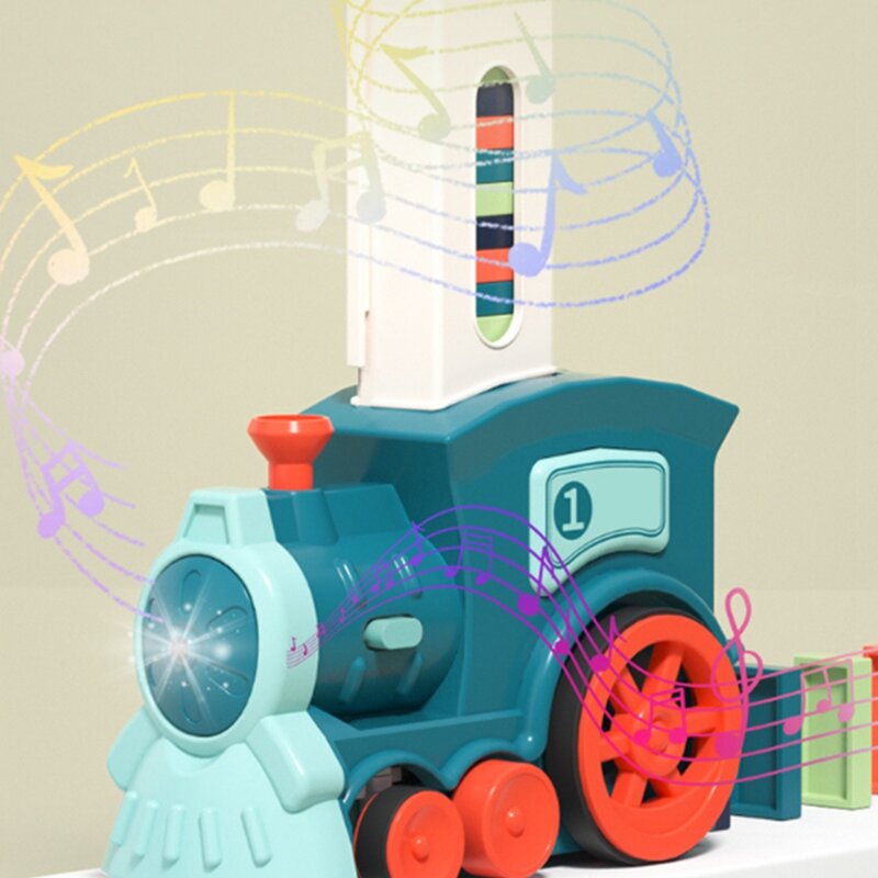 Train Electric Car Building Blocks Children's Automatic Laying Game Educational Toys Children DIY Toys Gift Brain Game